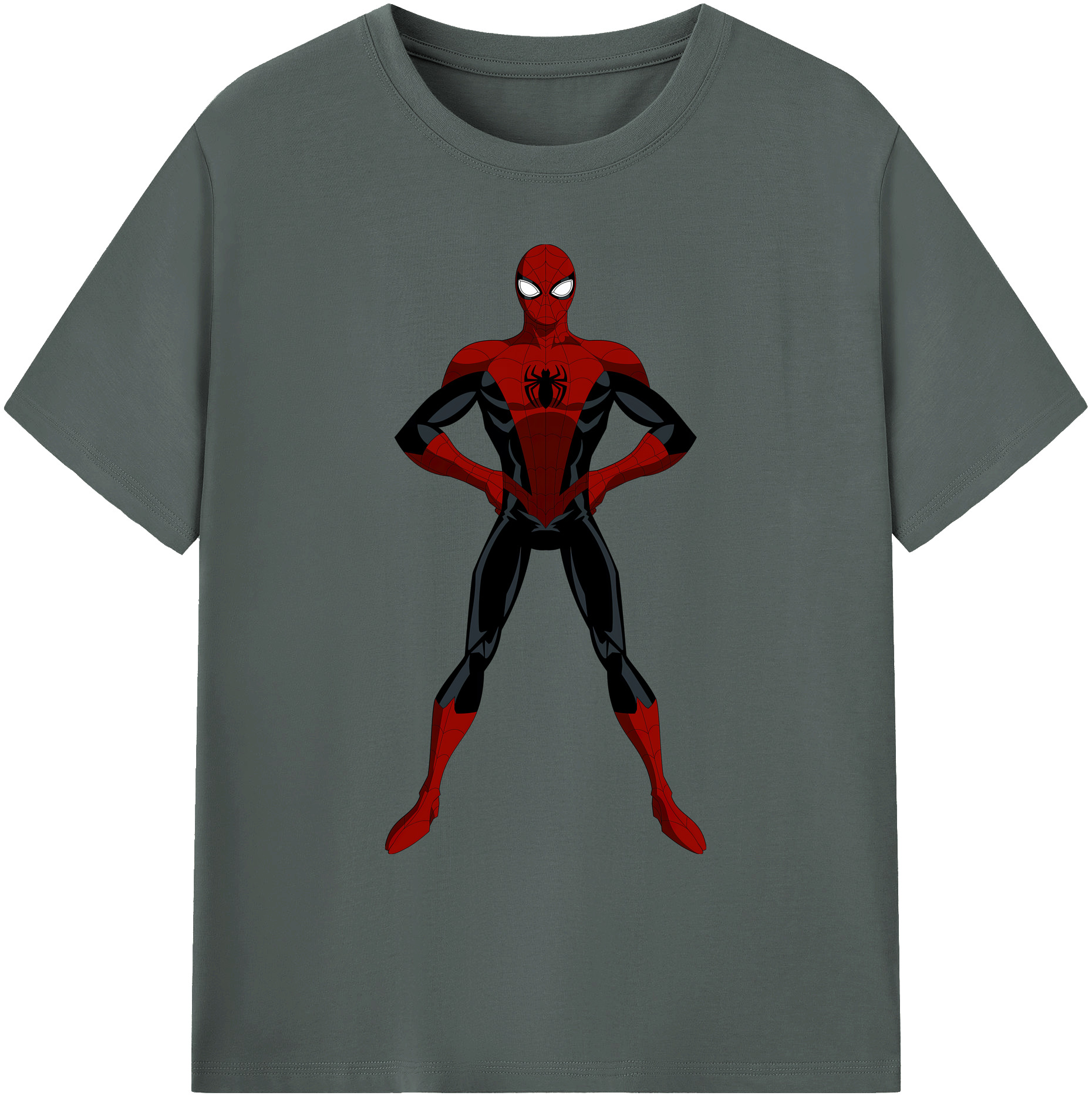 （画像用） Spider Man スパイダーマン 綿100％ メンズ半袖Tシャツ｜肌触りやわらか＆通気性